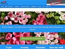 Tablet Screenshot of flowerholland.com